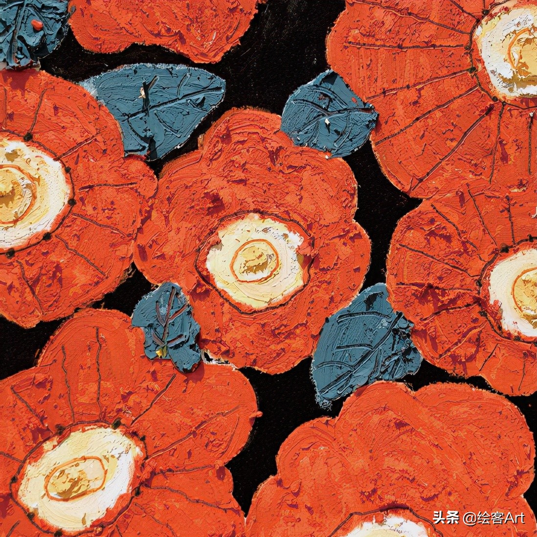 治愈了一切的不可爱图片,油画棒森系小清新插画