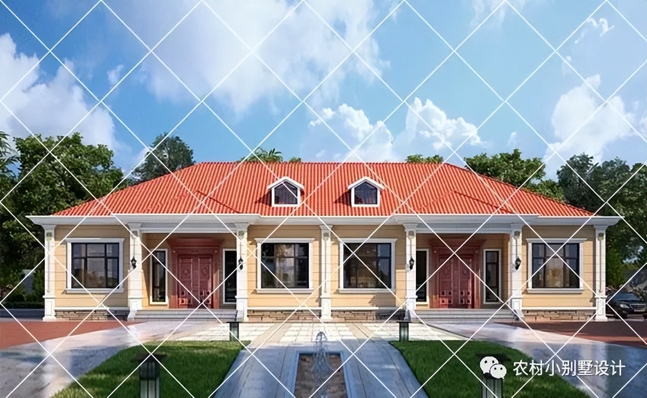 一层半层小别墅新款农村自建房,农村自建房一层别墅设计最新款