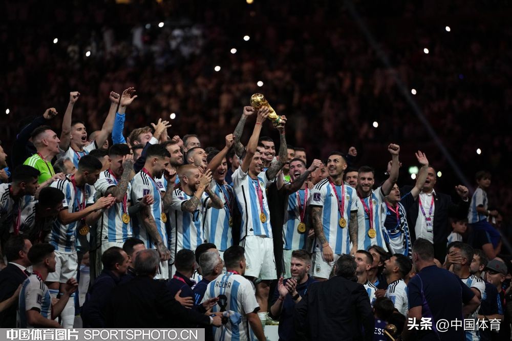 卡塔尔世界杯阿根廷捧起大力神杯,卡塔尔世界杯阿根廷大力神杯
