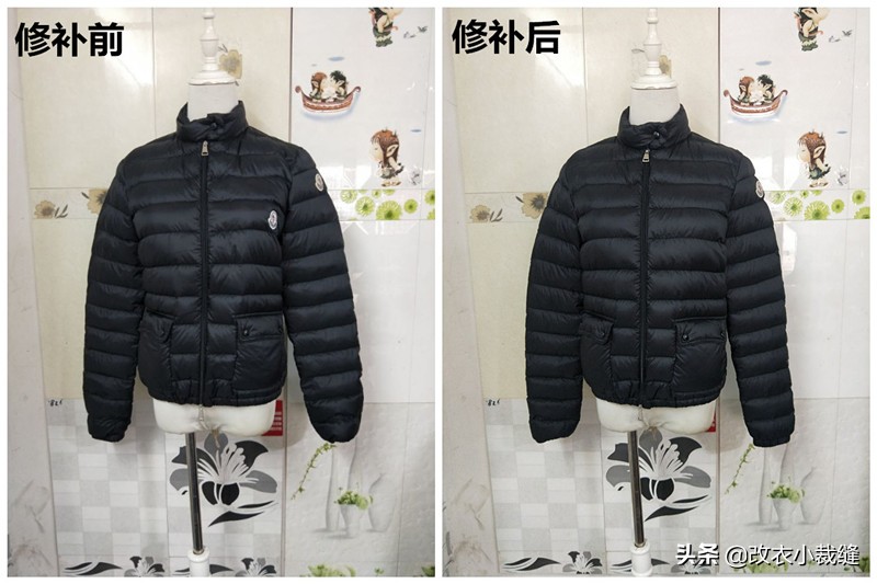 刺绣补破洞羽绒服,羽绒服破洞刺绣图案