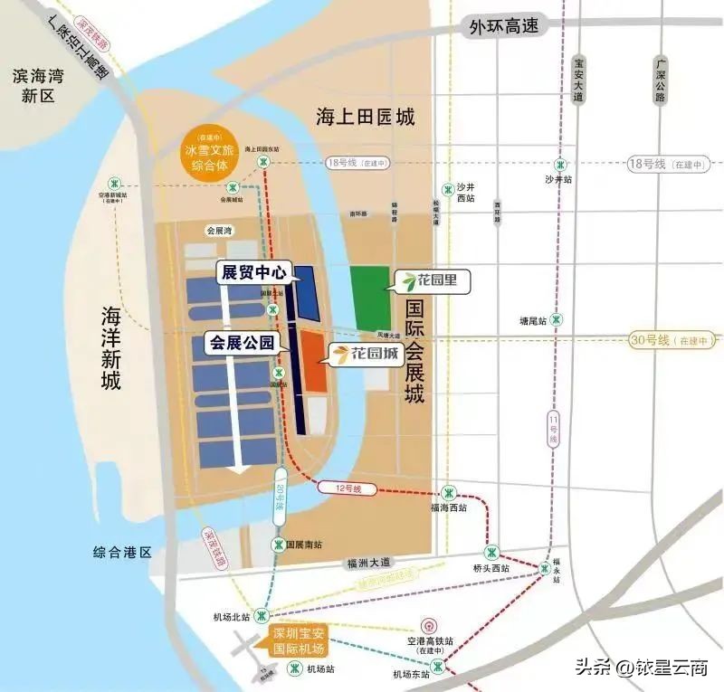 会展湾花园里体量,重新定义诏安商业地标