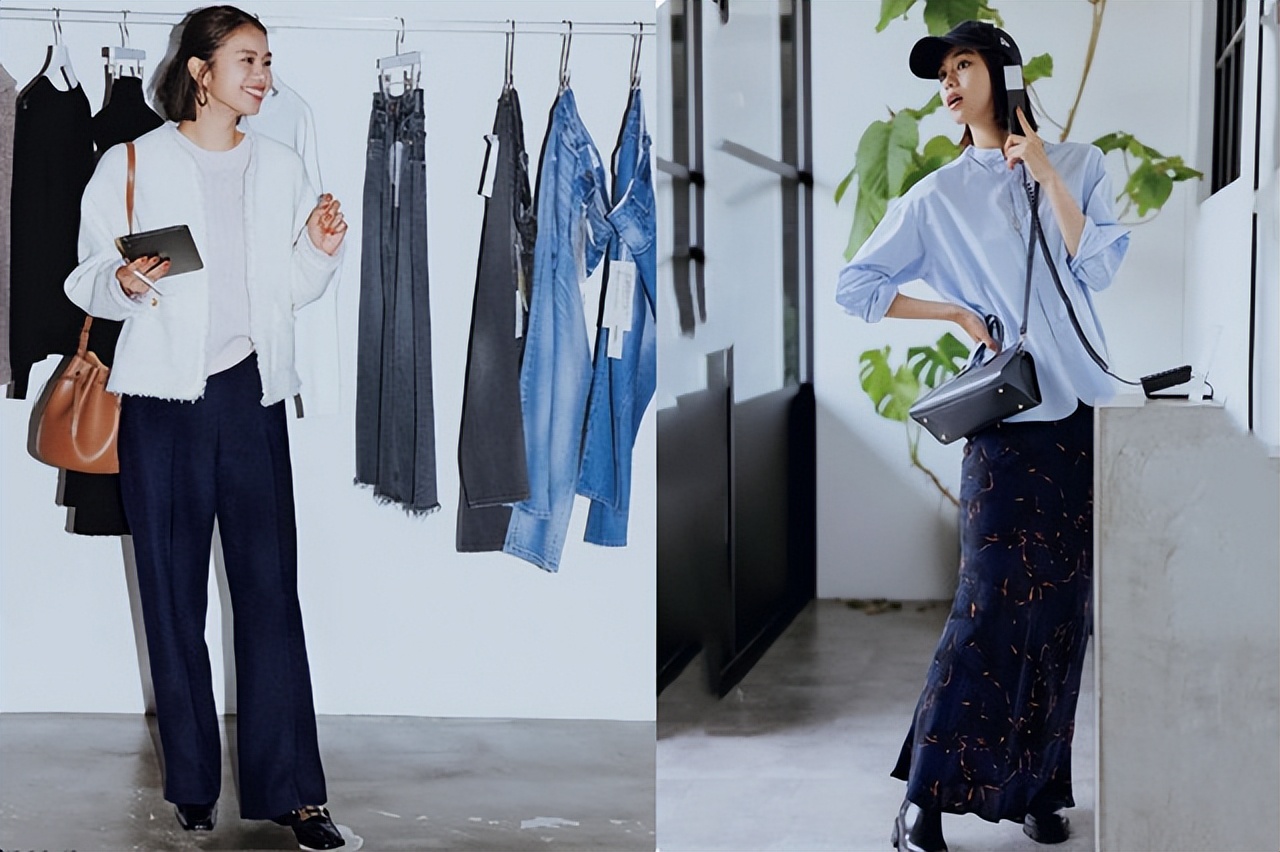 秋季藏青色上衣的最佳搭配色,藏青色短裙怎么搭好看秋天