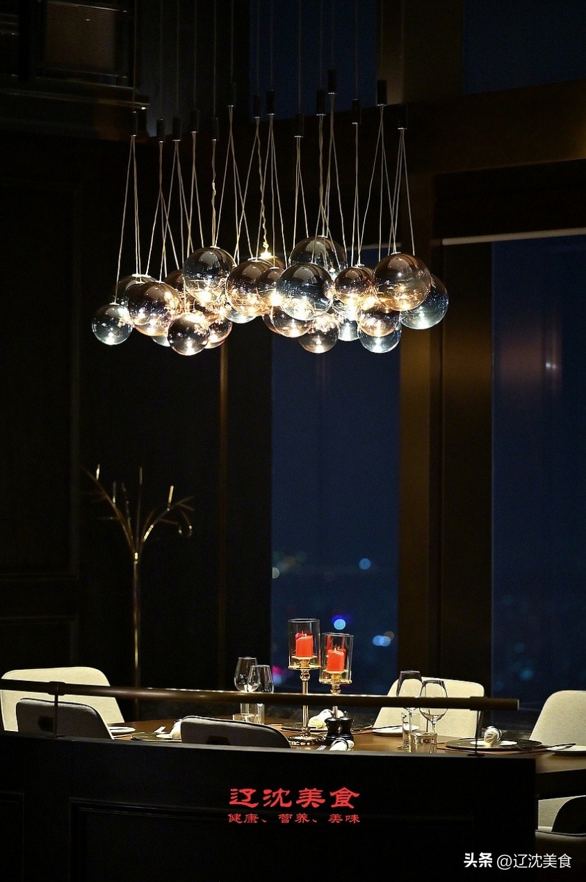 在沈阳最高的西餐庆生，没想到有海鲜饺子，和牛西冷不错