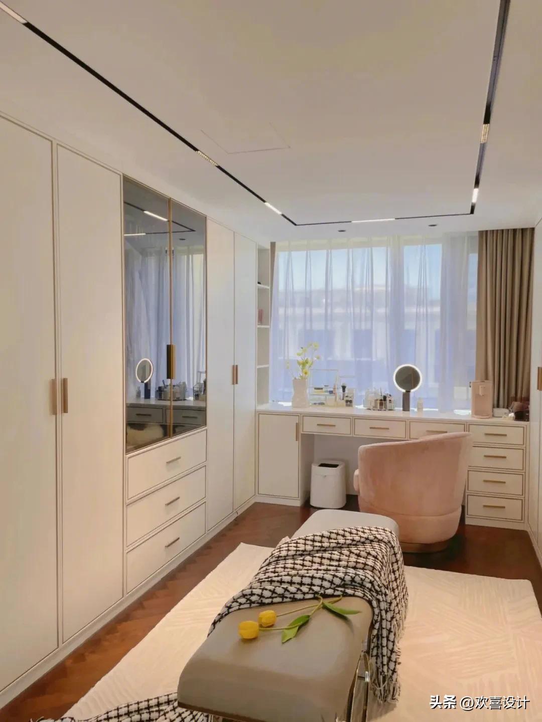 衣帽间门效果图大全2020款,30款衣帽间分享