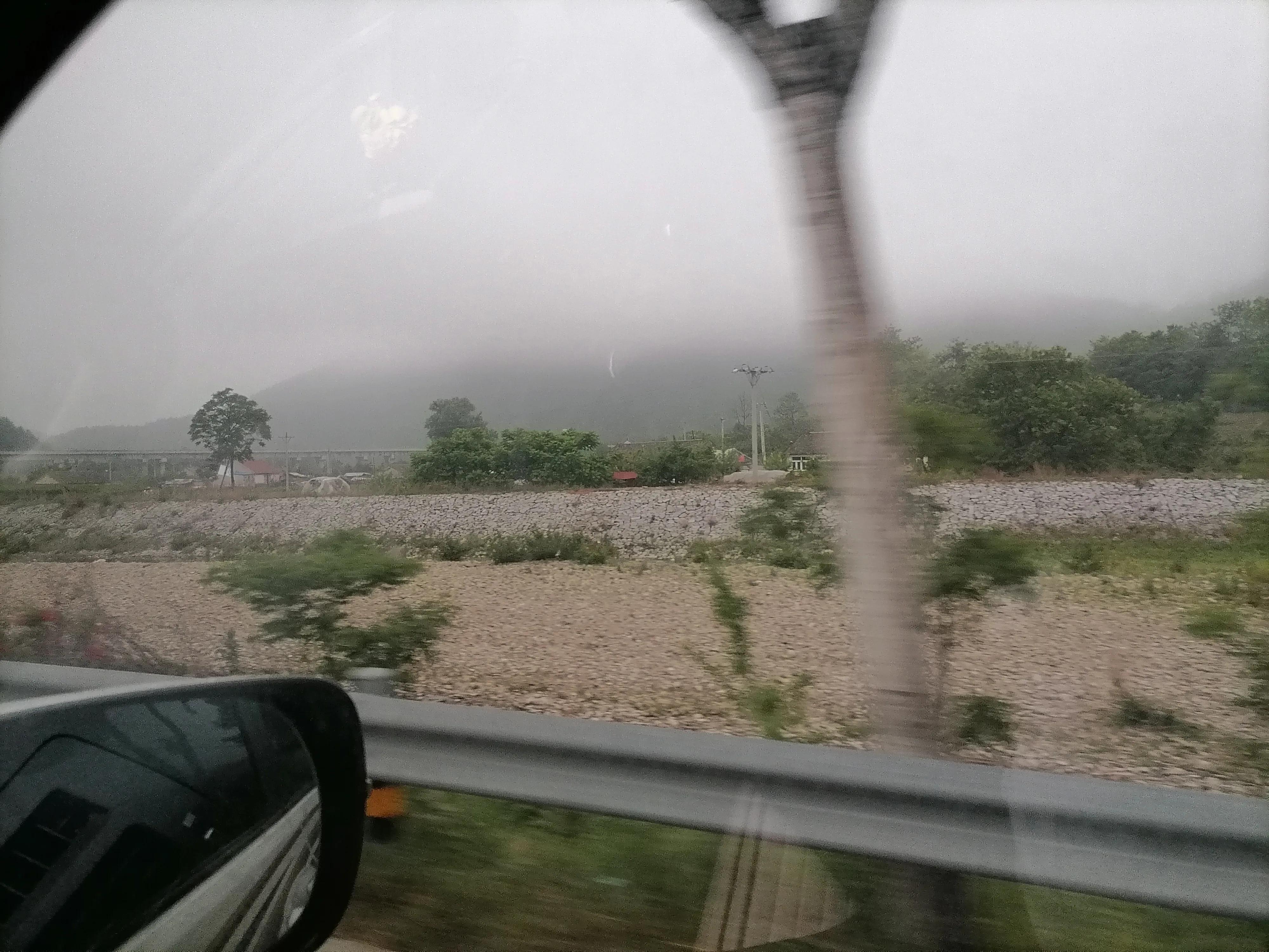 桂云花乡到步云山乡,大连通往庄河的路边风景美如仙境