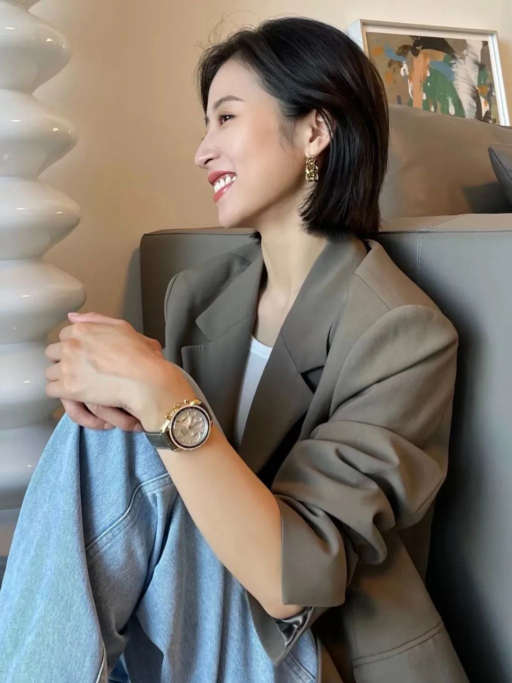 工装风穿搭周雨彤,周雨彤穿搭思路