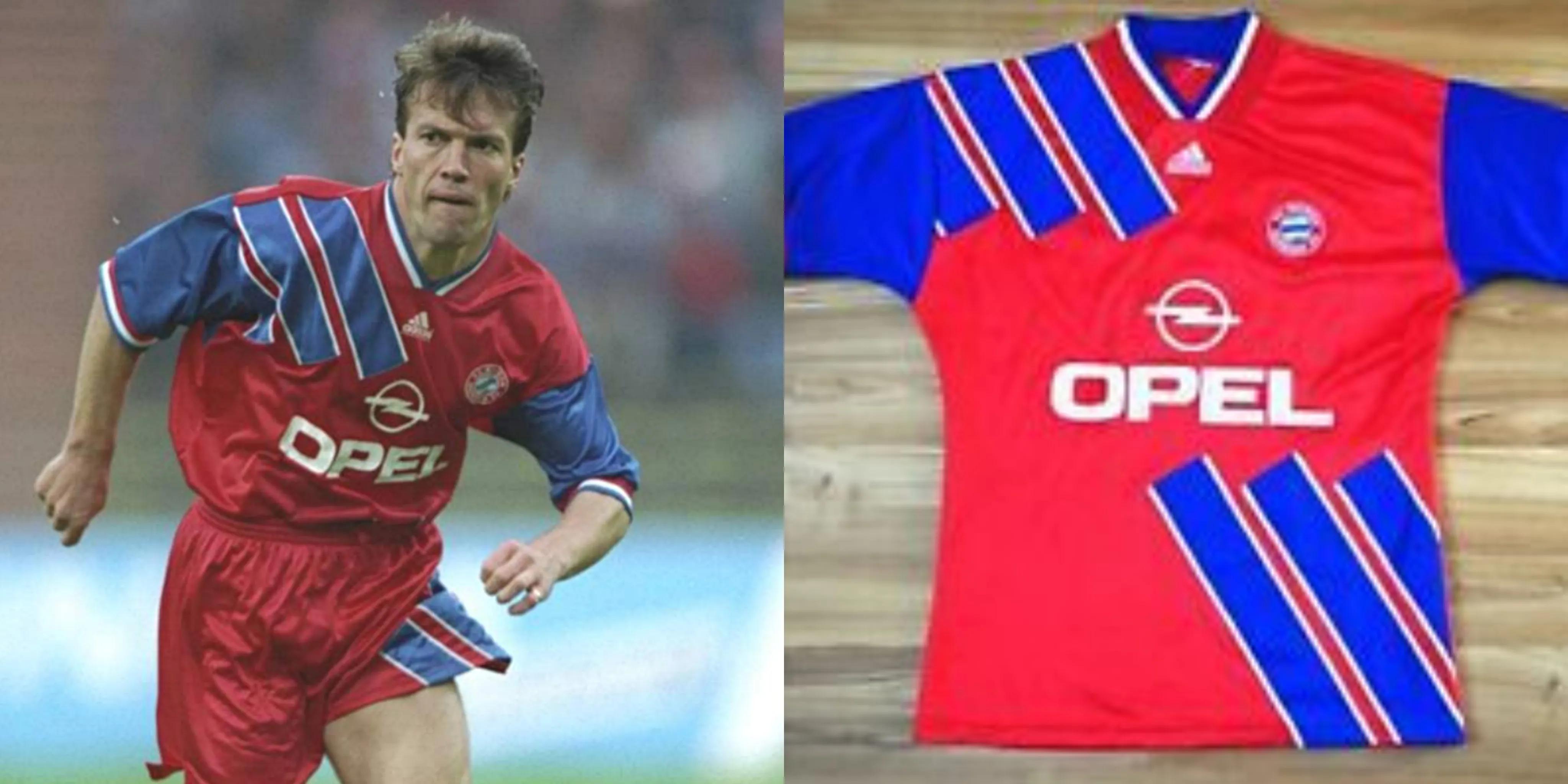 拜仁慕尼黑05-06赛季球衣,历年拜仁球衣