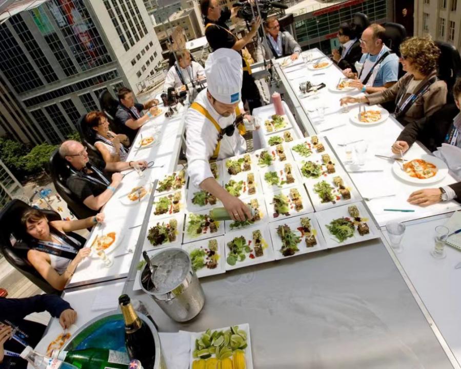 网红空中餐厅哈尔滨,空中旋转餐厅网红餐厅