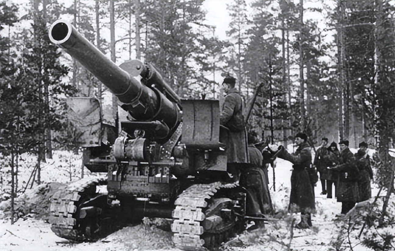 斯大林之锤b4式203mm牵引式榴弹炮,b4榴弹炮vs德国210重型榴弹炮