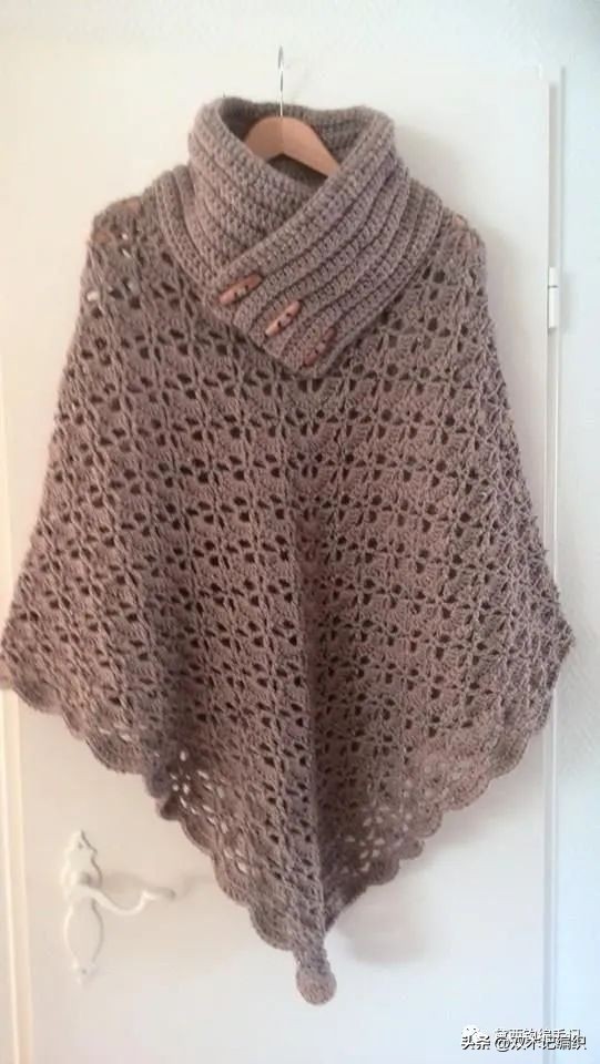 4岁女童斗篷披肩钩针视频教程 (敏敏的斗篷披肩钩针教程合集)