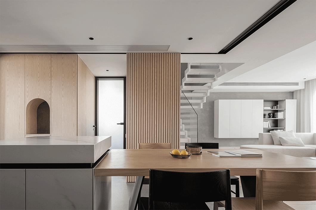 原木极简温暖风,极简原木风侘寂