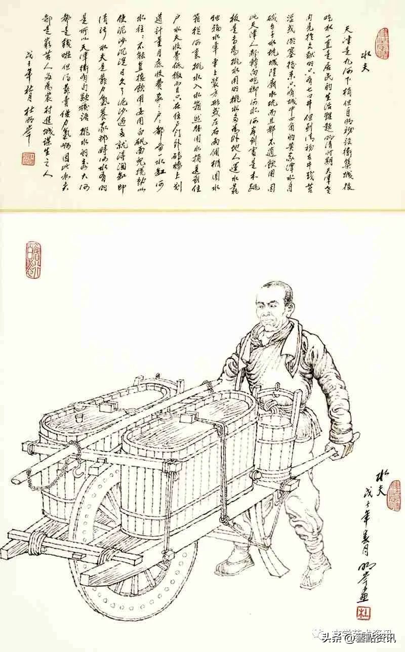 杜明岑《津沽三百六十行》第二辑：市井服务、农耕行旅、旧俗篇