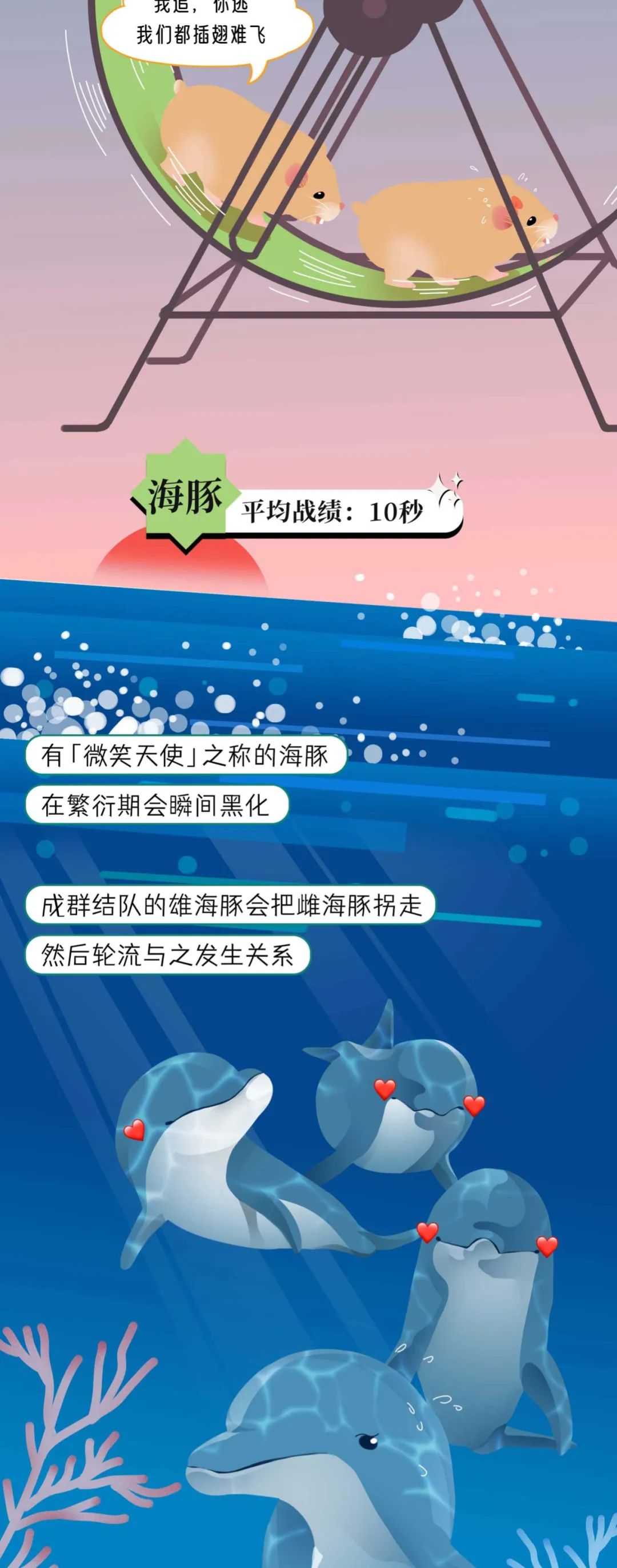 漫画：一组关于动物交配时间统计表曝光！