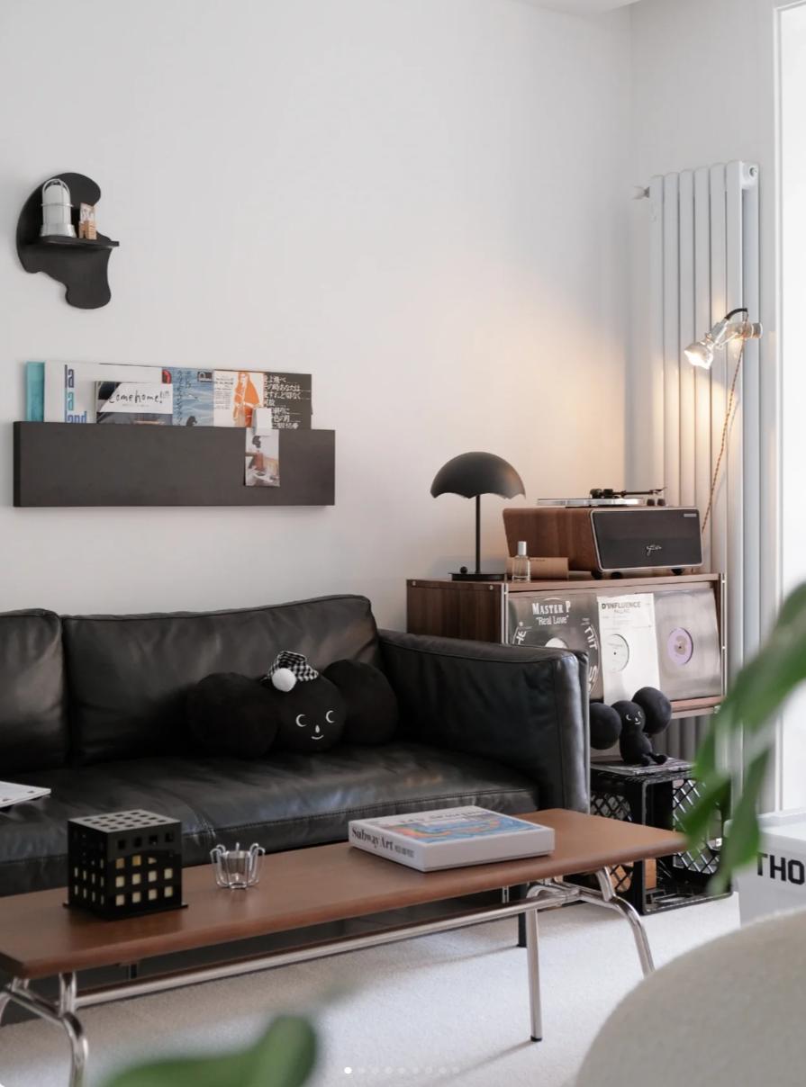 奢华大气的黑色皮沙发,真正的黑色皮沙发