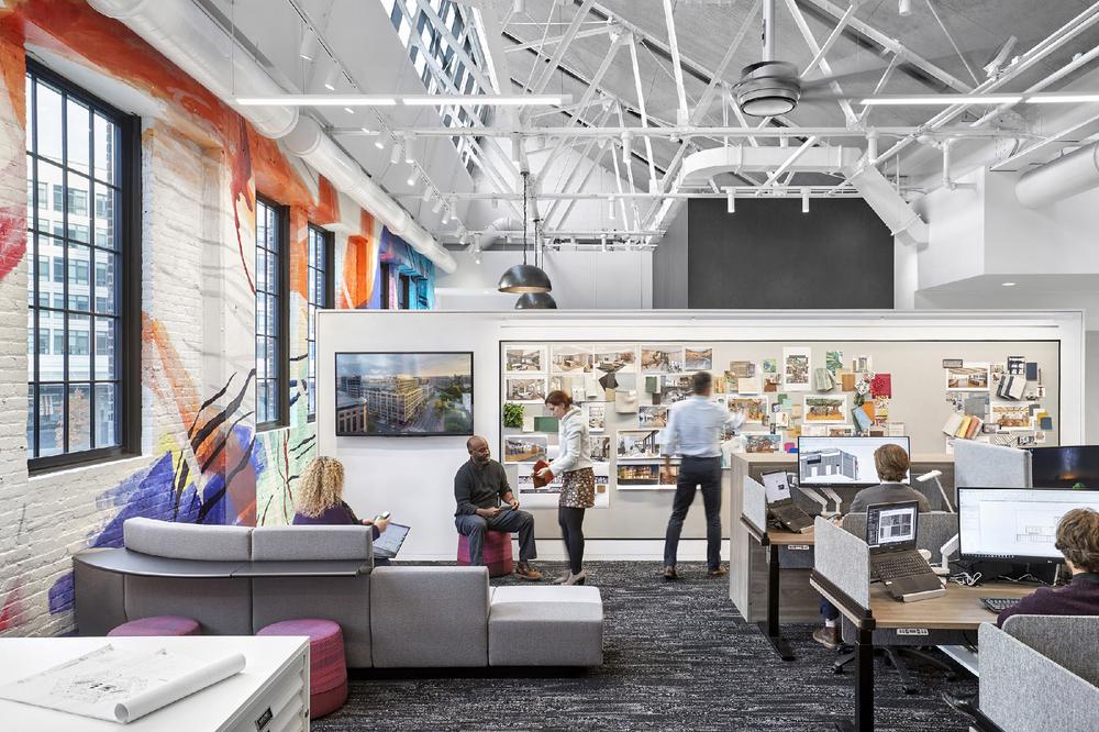 HickokCole华盛顿总部：在历史建筑中拥抱未来灵活多元的工作场所
