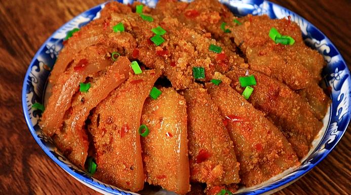 粉蒸肉的米有点夹生怎么蒸,粉蒸肉怎么才粉不夹生