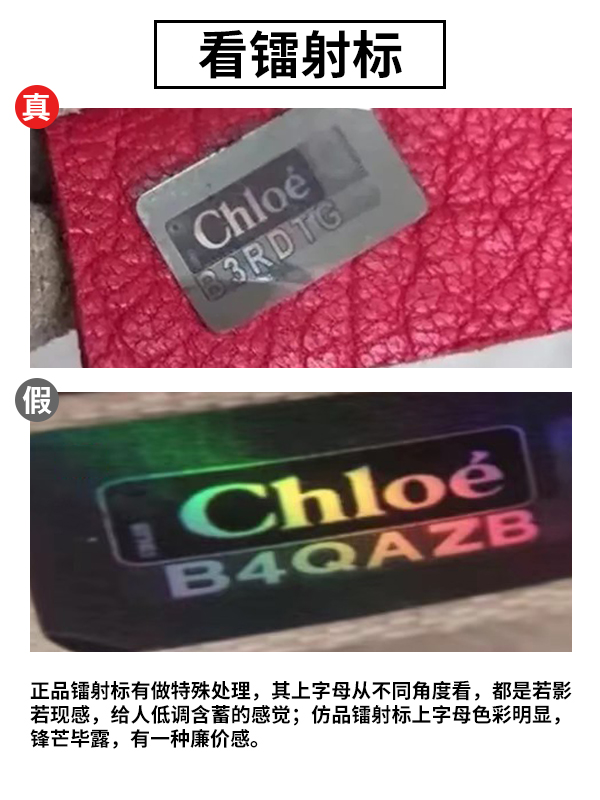 chloe蔻依包辨认真假,蔻依小猪包鉴别
