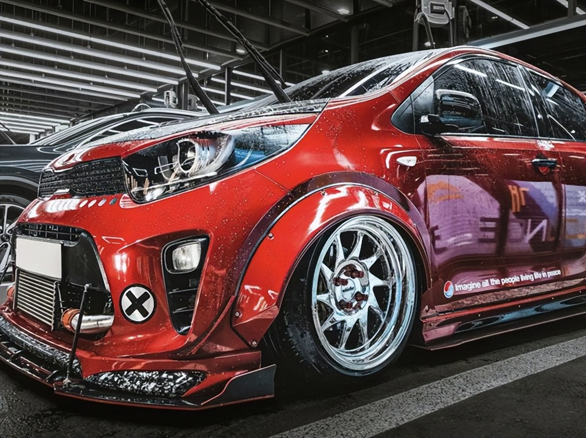 起亚凯酷改装绞牙避震,起亚picanto宽体