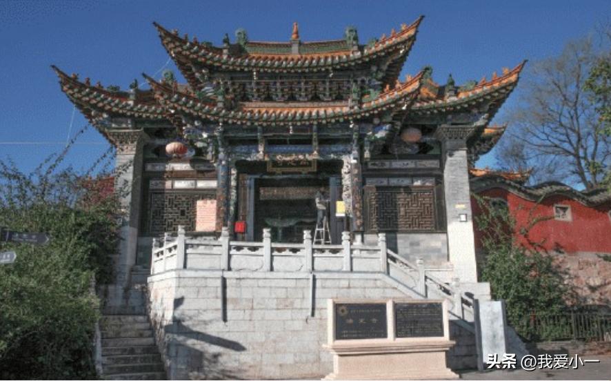 云南昆明古建筑群图,云南省昆明市官渡古镇古建筑