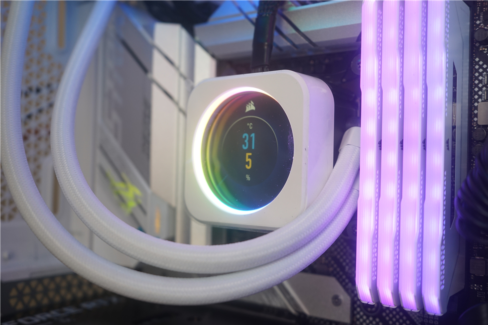 体验海盗船LCD冷头——Z690Hero+TUFGaming3070Ti+迎广515装机记