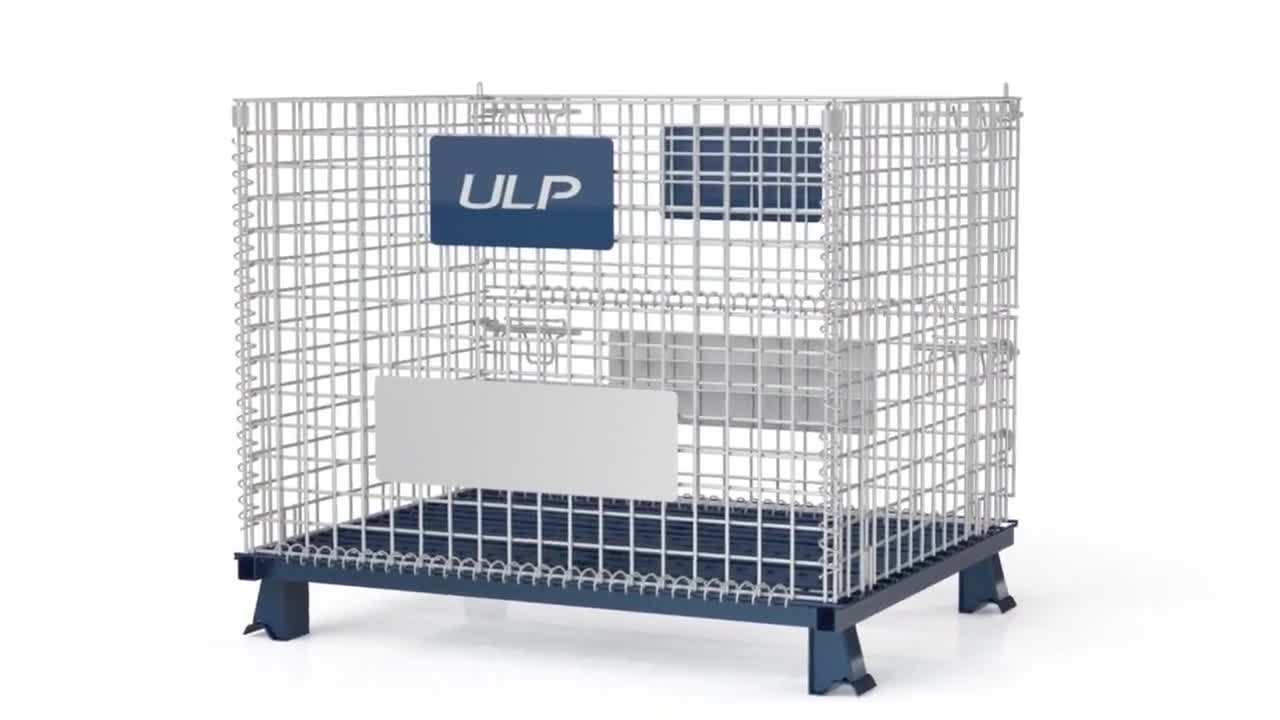 ULP睿池包装箱租赁循环的力量：仓储笼在可持续物流中的角色