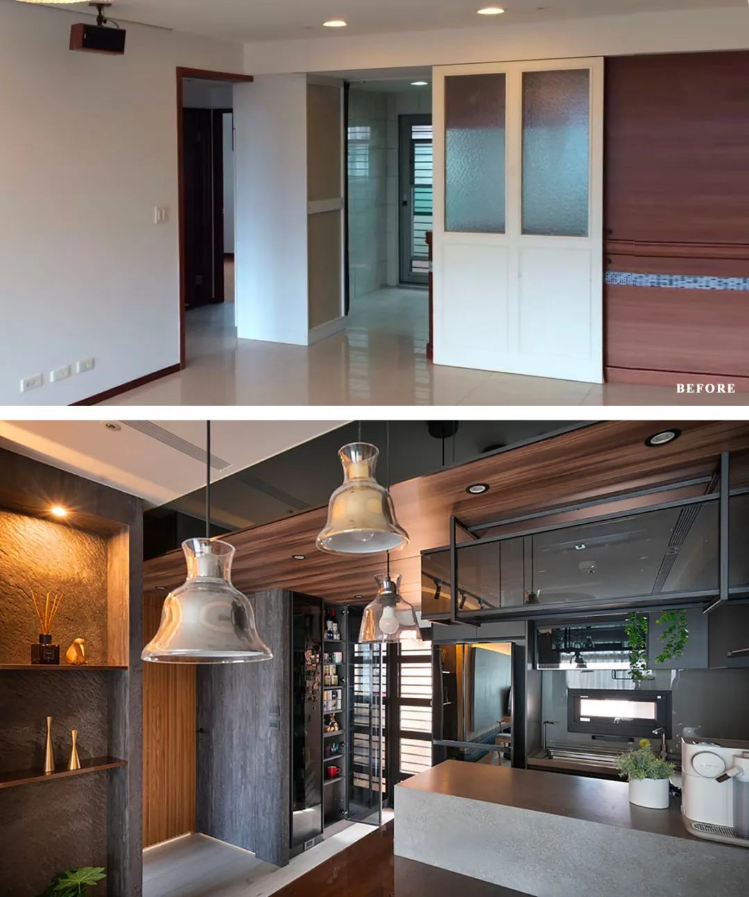 老房子全屋翻新简约风格,76平轻奢旧房翻新