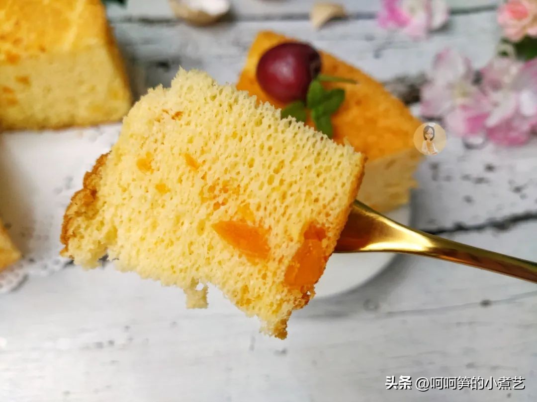 教你制作戚风蛋糕香甜美味喧软,一看就会做的戚风蛋糕详细做法