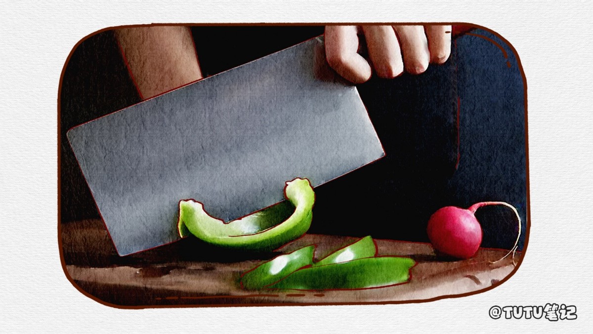 各种类型厨刀用法,不同用途的厨刀