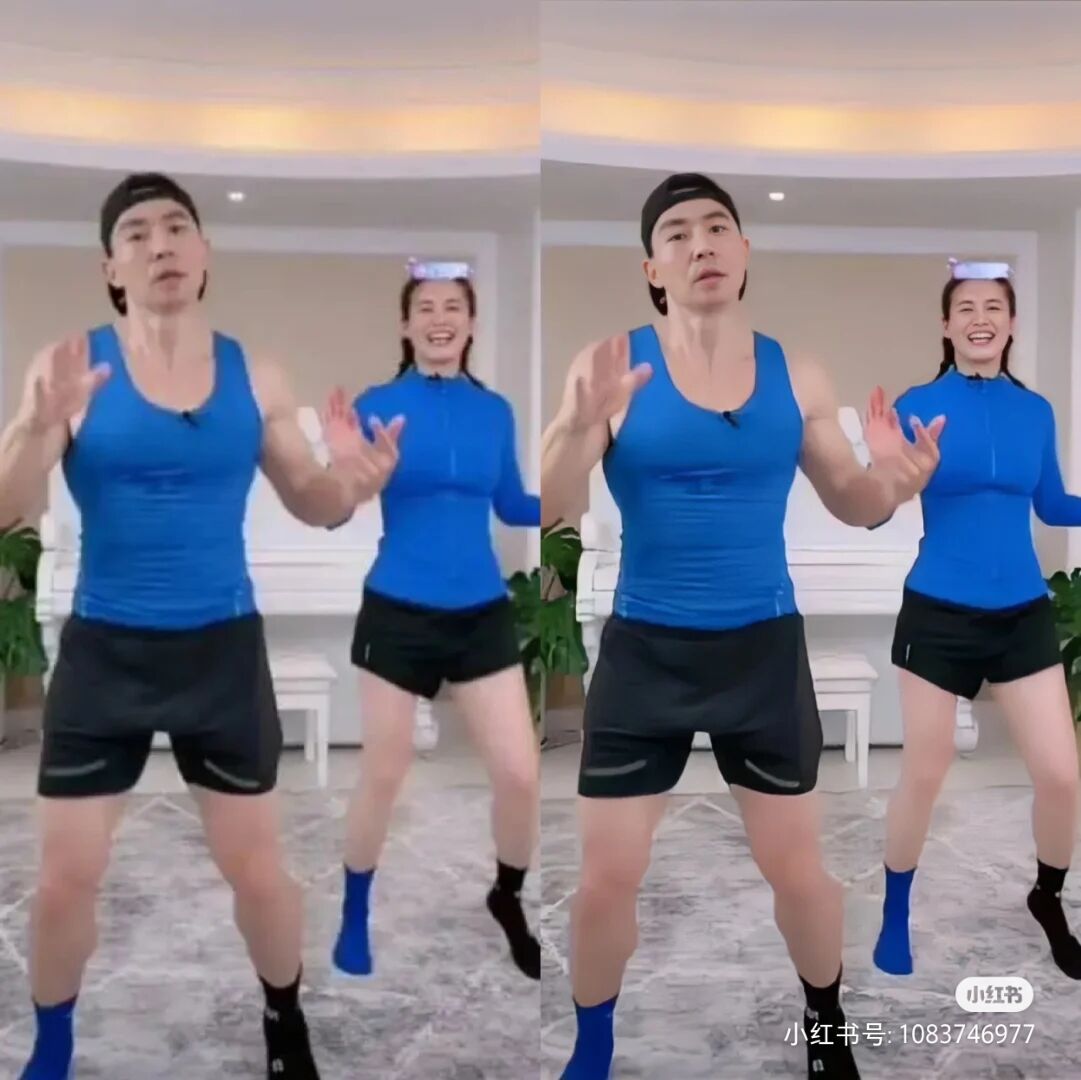 刘畊宏女孩：腰间肥肉咔咔掉，人鱼线马甲线我想要