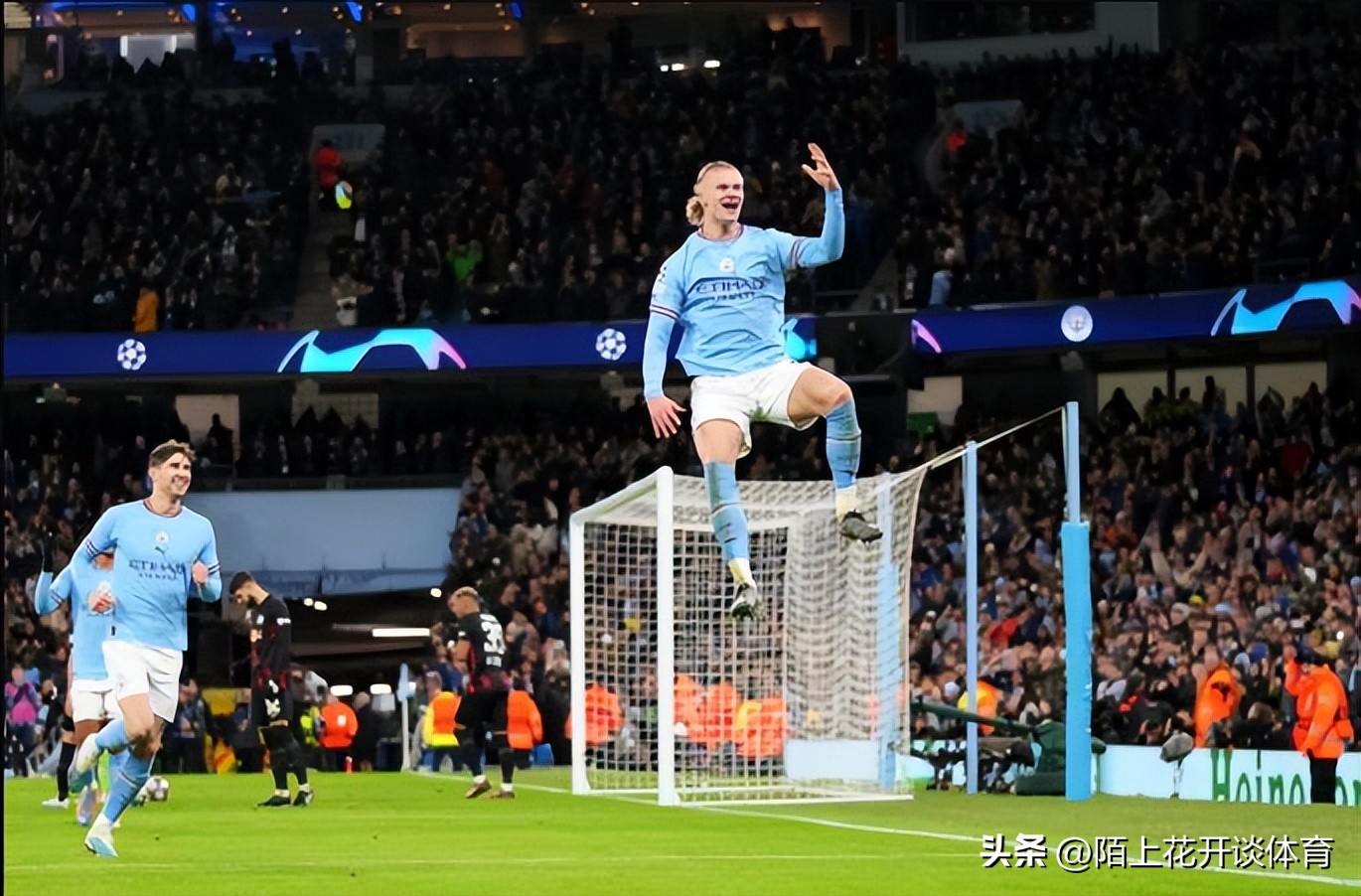 哈兰德五子登科重播,哈兰德五子登科曼城7-0胜莱比锡