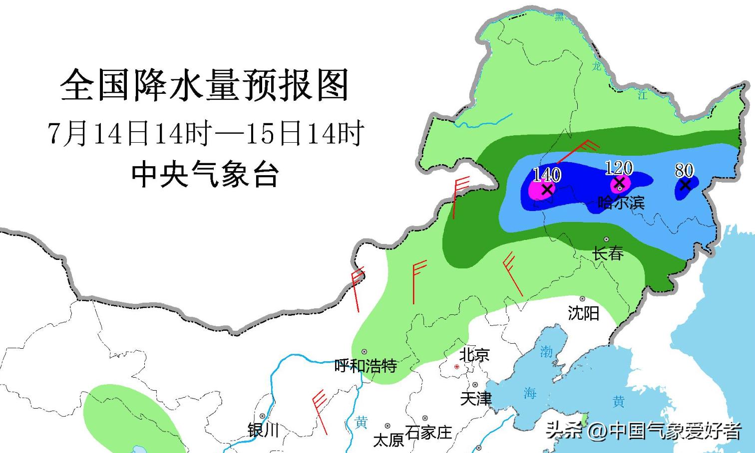 内蒙古跨省暴雨,内蒙古等5地区将有暴雨