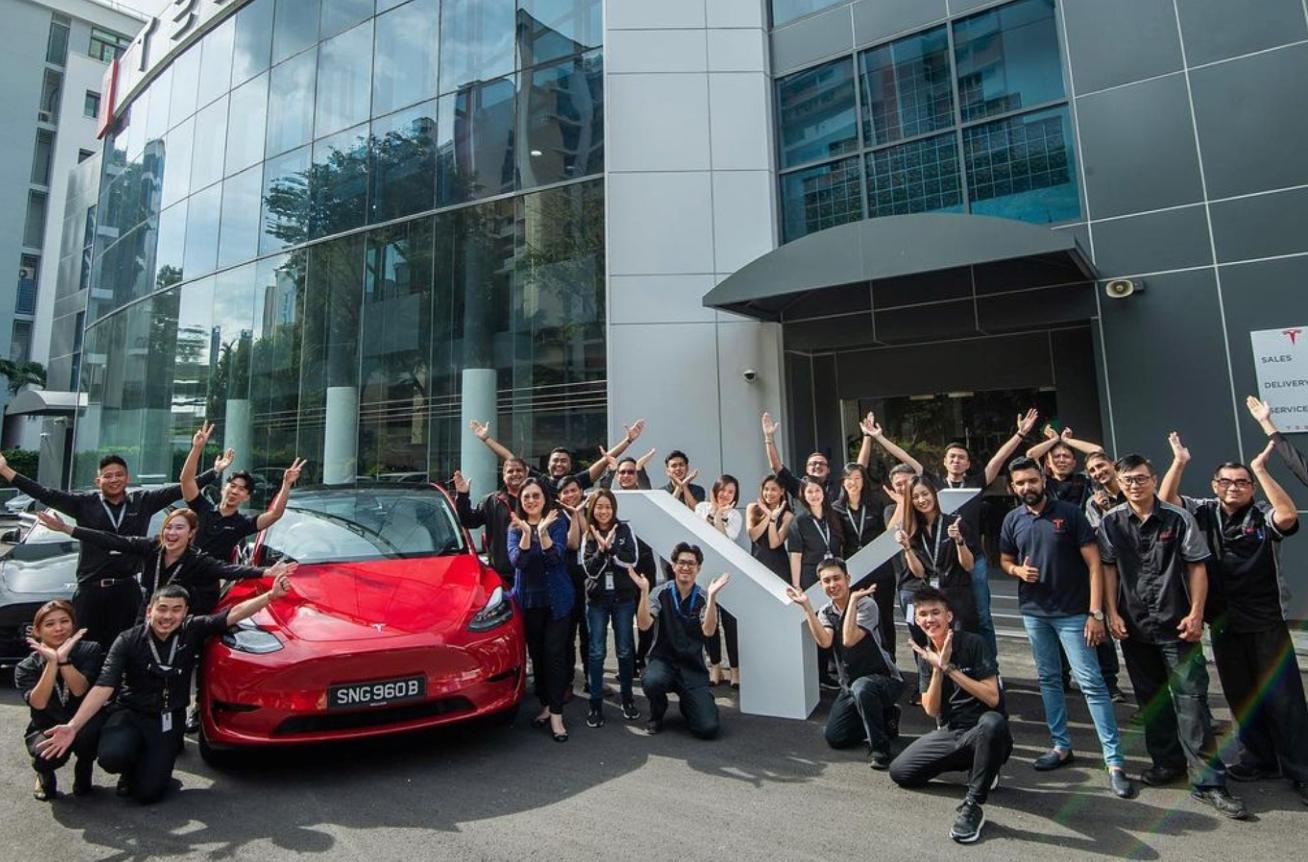 特斯拉国产modely苏州店,新加坡特斯拉modely价格