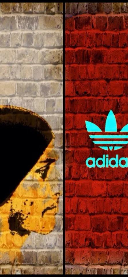 阿迪达斯蓝色手机壁纸大全,易烊千玺阿迪达斯广告壁纸