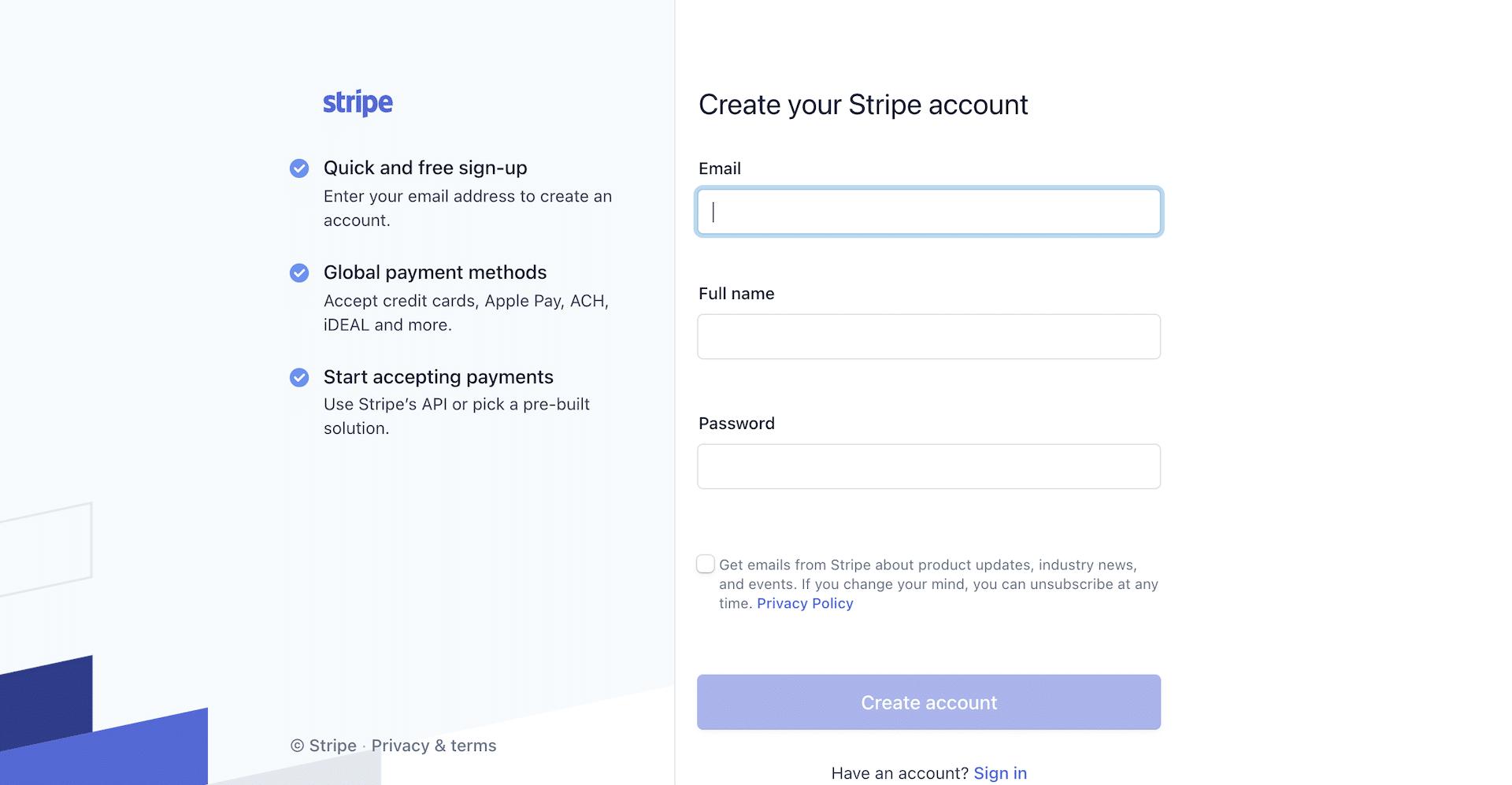 stripe设置美元收款,stripe收款怎么申请