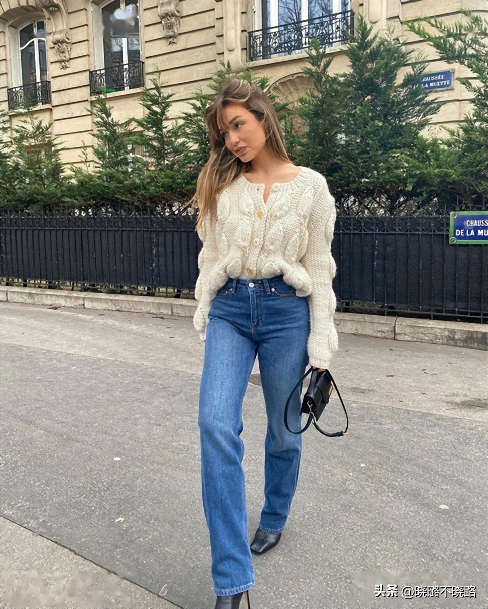 马蹄裤显瘦高腰,今年最火直筒马蹄裤冬款