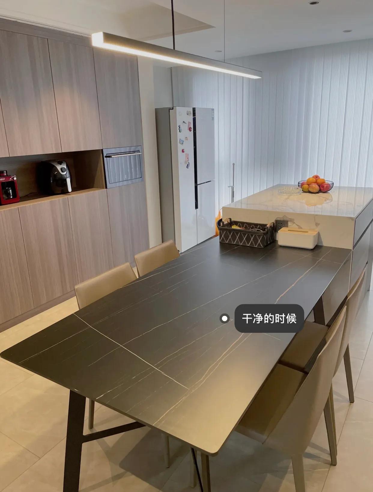 全网最火的10款岩板餐桌1米6,岩板餐桌和大理石餐桌怎么选