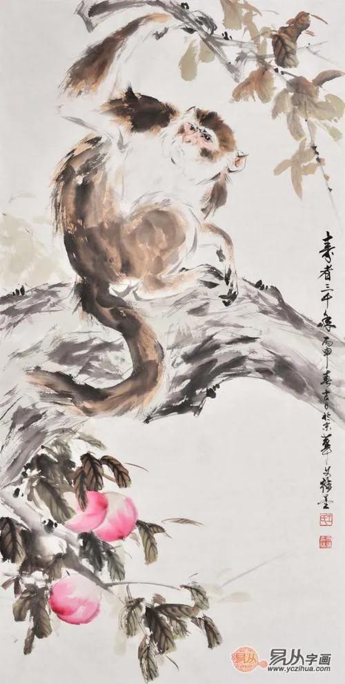 刘继卣猴,刘继卣画猴作品高清大图