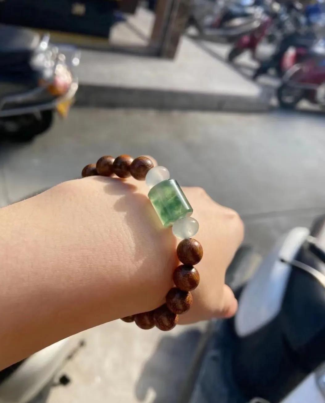 檀木手串女士珠串十五颗,檀木珠手串教程