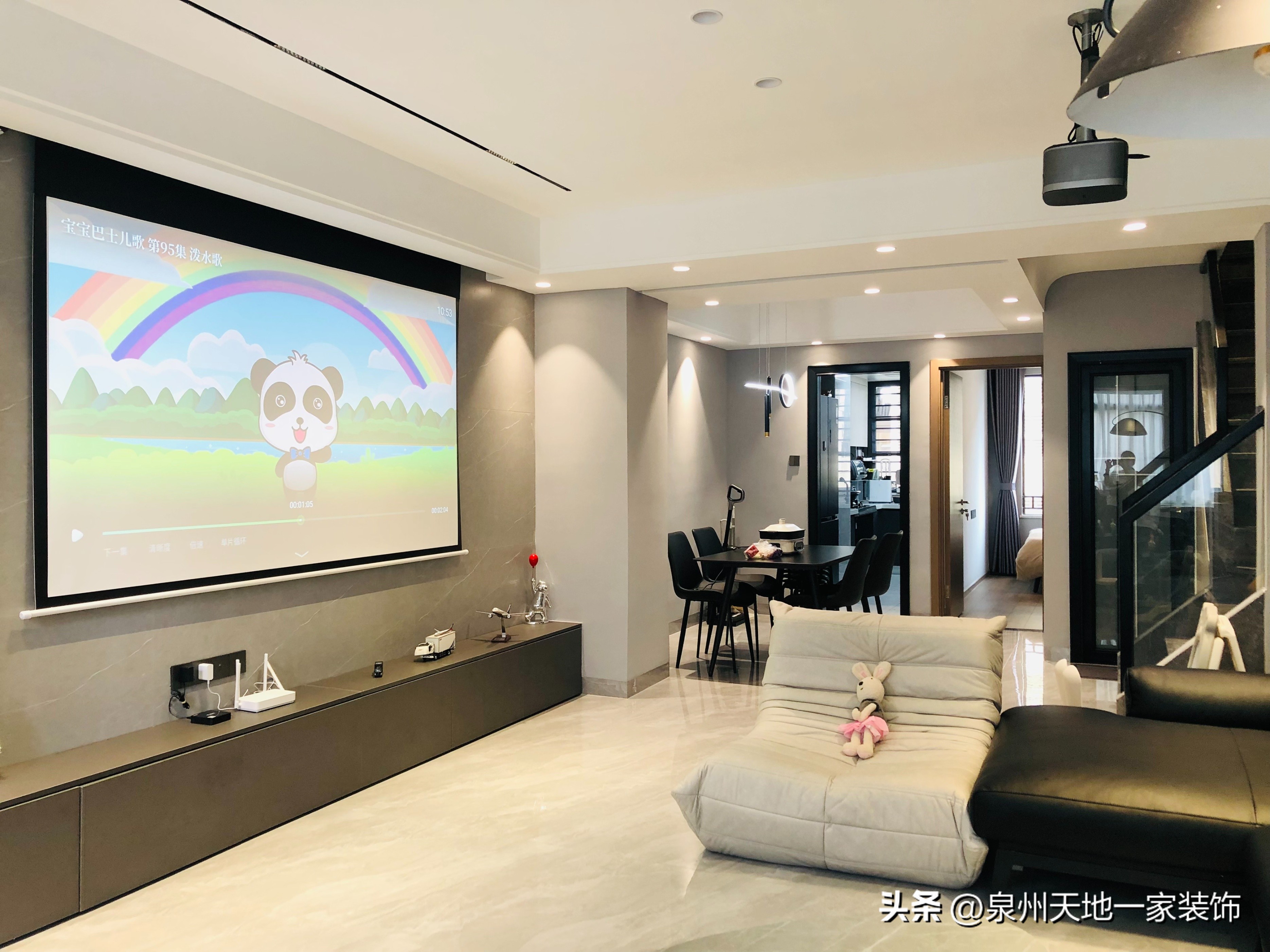 万科悦城100平方装修风格,泉州万科悦城复式倒板