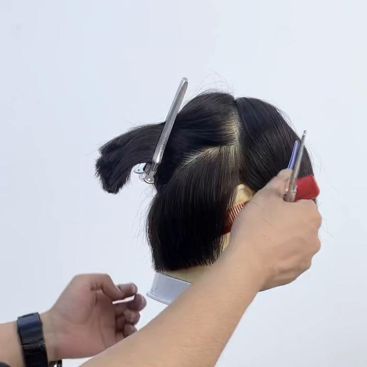 短发打薄技巧男,短发打薄手法