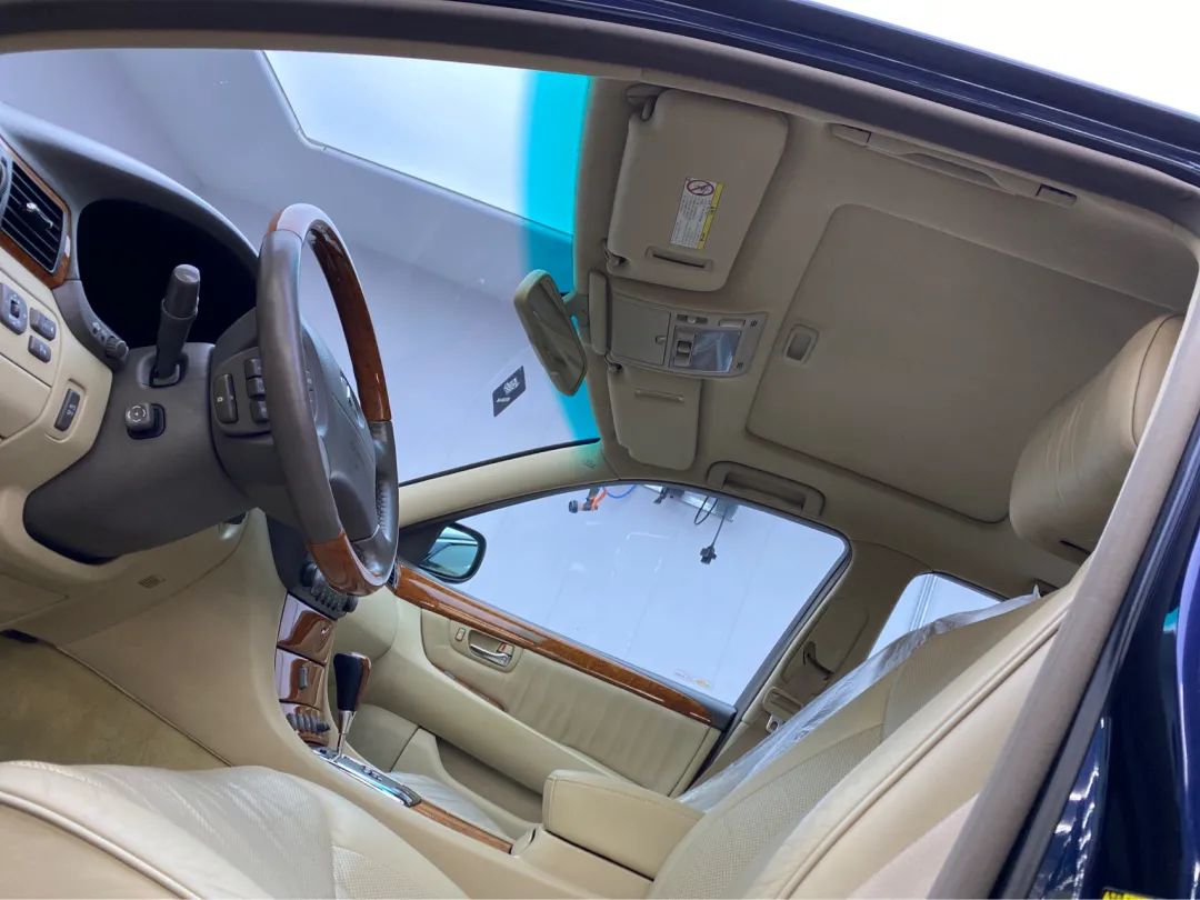 雷克萨斯ls430翻新修复,雷克萨斯ls430老车翻新作业