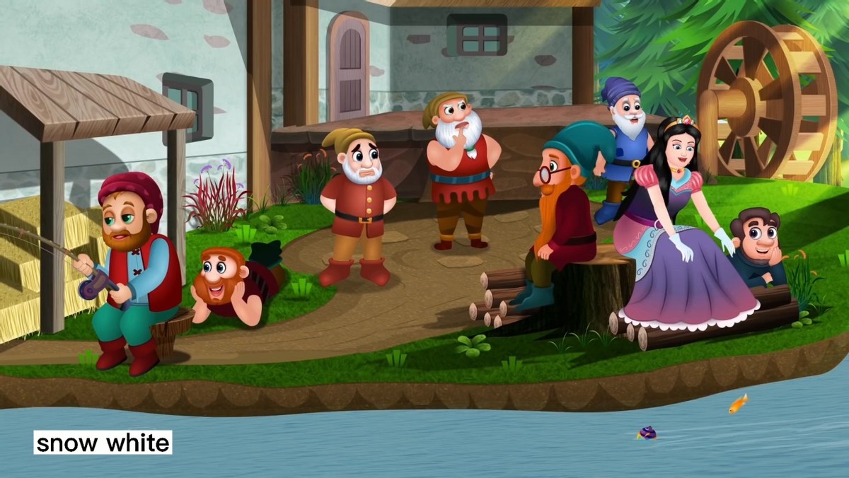 格林童话白雪公主英文阅读,白雪公主格林童话国语版