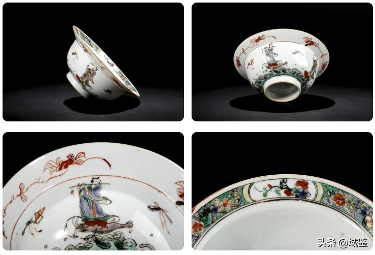 釉上五彩,釉上五彩富贵花