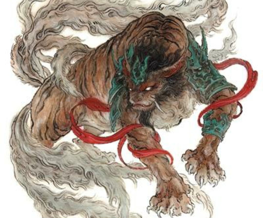 山海经异兽里有鹿吗,山海经关于老虎的异兽