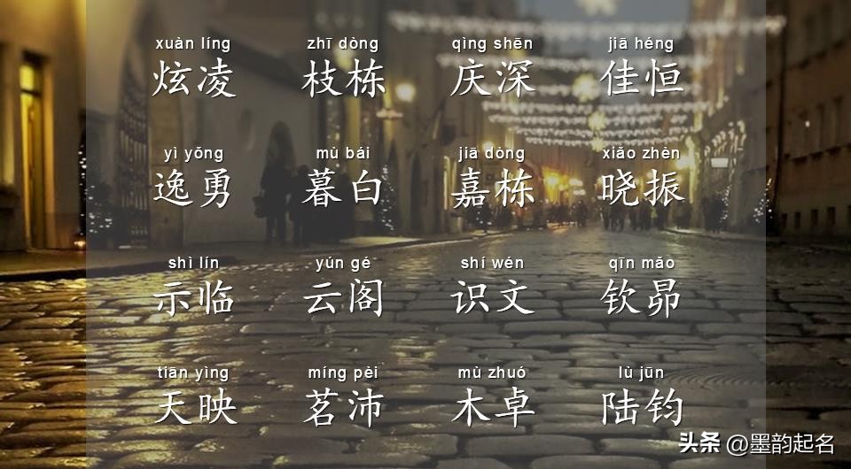 国学典故带清字男孩名字,易经好听的男宝宝名字大全