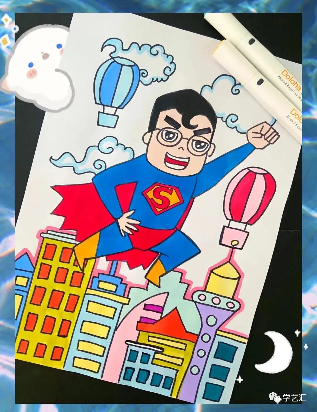 关于父亲节的儿童画简单又漂亮,父亲节的简单画画怎么画