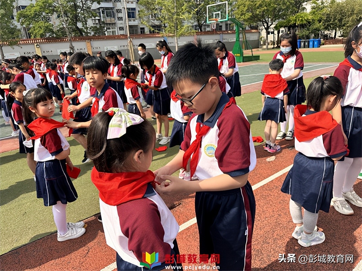 徐州市湖滨中心小学新队员入队暨一星章颁章仪式