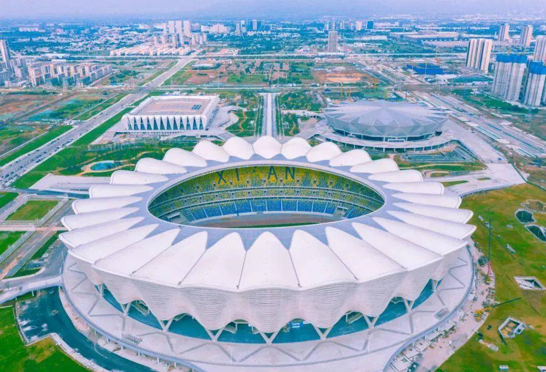 西安国际港务区视频奥体中心,记者带你看西安直播