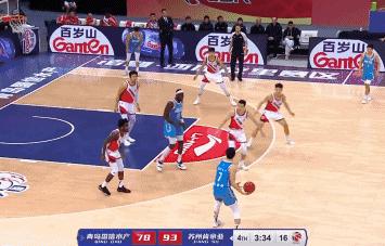 江苏6分胜青岛，双核46+22背后，李楠指导2处“微调”收奇效