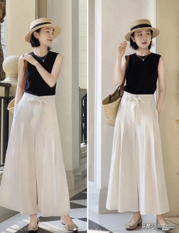 等你到了五六十岁，尽量不要穿花裙、老年衫，换成这样打扮更时尚